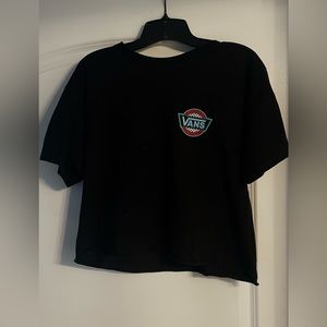 Pacsun Vintage Vans Cropped Colorblock Graphic Tee